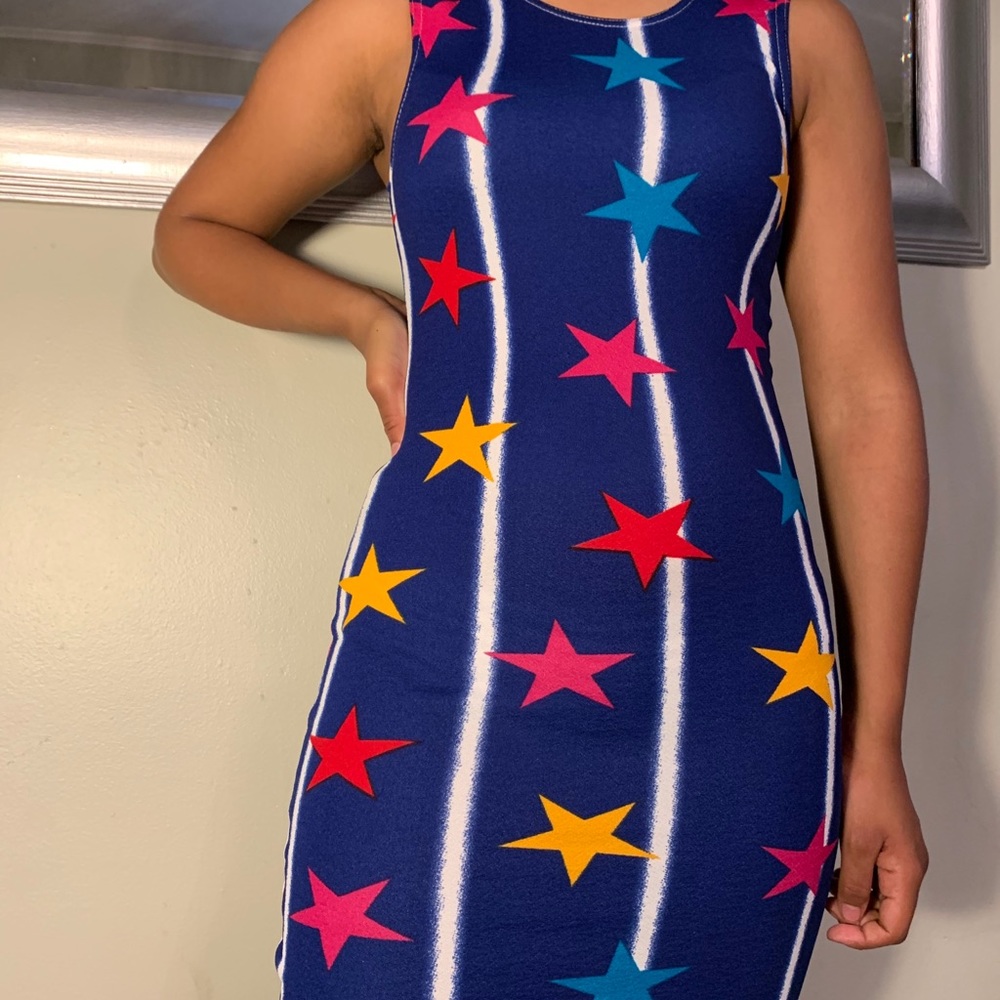 Festive mini star dress